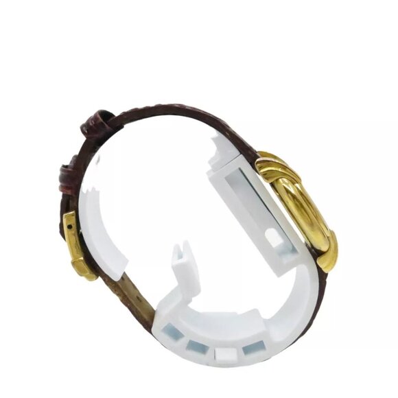 FENDI Quartz Wrist Watch 011-942 Gold Leather - Picture 3 of 12